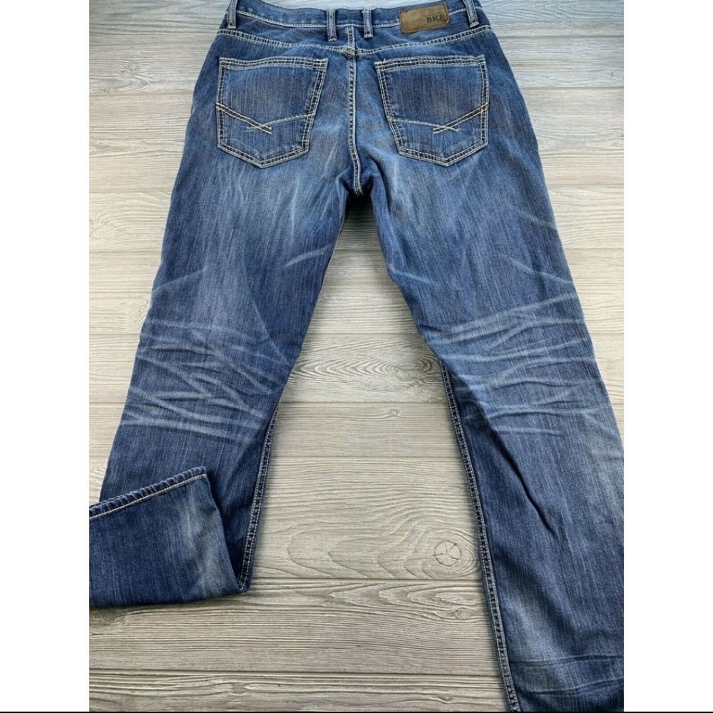 Men's BKE Jake BootLeg thick stitch Jeans Size 33R